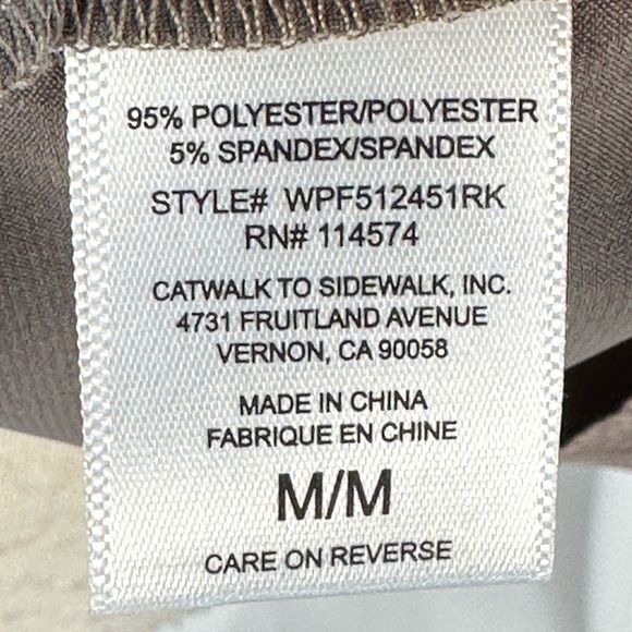 Pleione Sleeveless Knot Front Blouse - Brown - size Medium - Picture 6 of 9